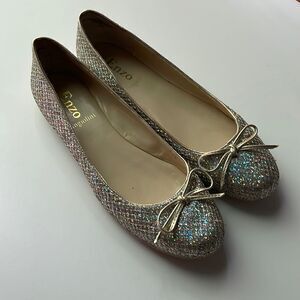 Enzo Angiolini Sparkle Flats 